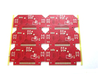 Red solder mask and immersion gold finishing with high TG PCBs