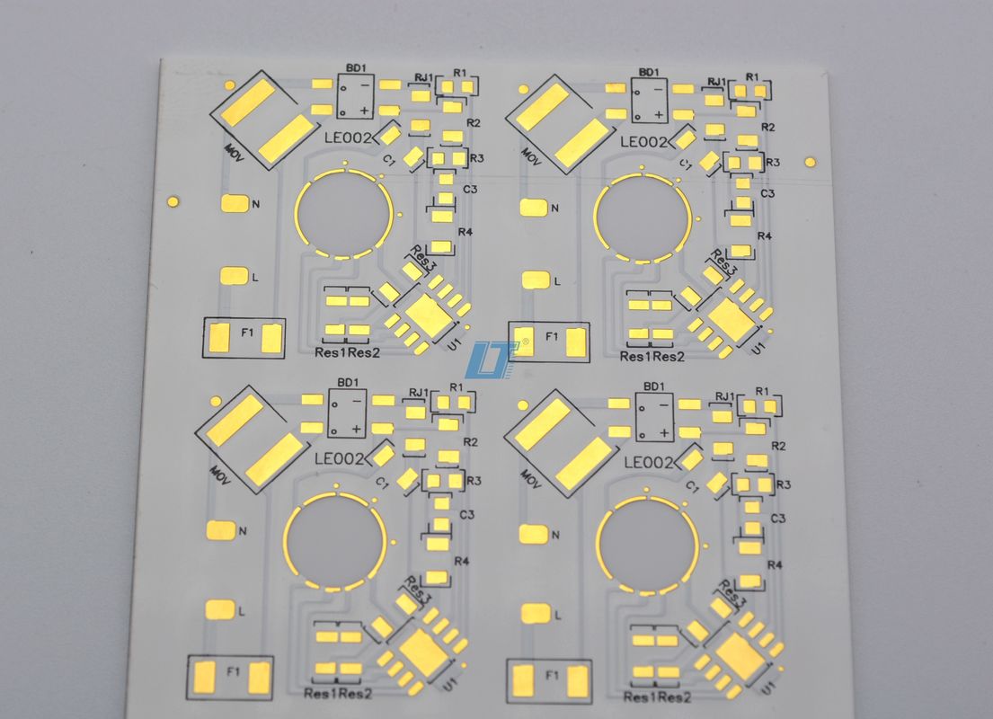 Durable Size 2mm~200mm Ceramic PCB Board AL2O3 ALN Black Solder Mask