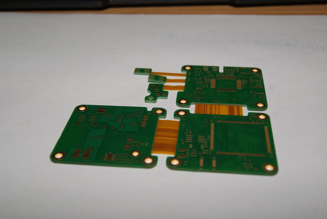 8mil Min Line Space Rigid Flex PCB with Gerber/PCB File Needed and 0.075mm Min. Line Width/Spacing