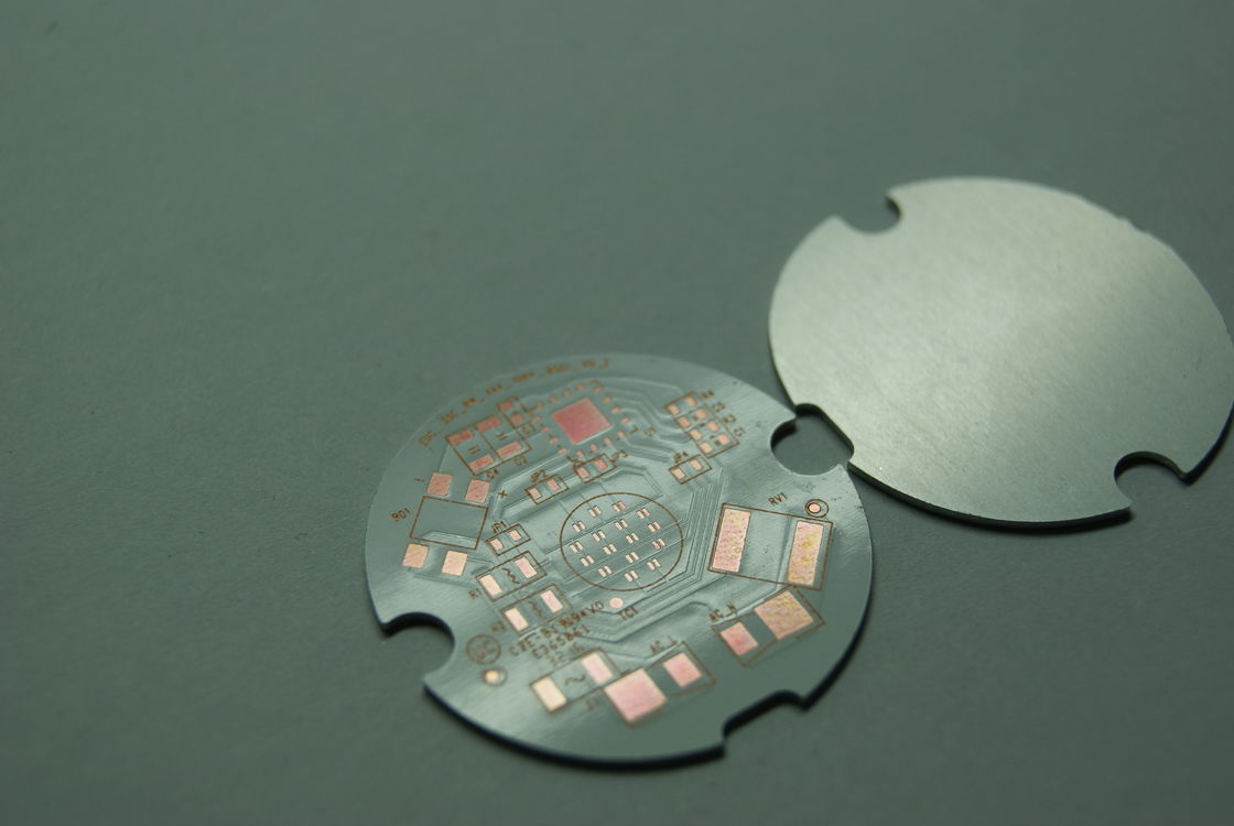 Customized IMS PCB with FR-4 Base Material and Min. Silkscreen Bridge of 0.1mm