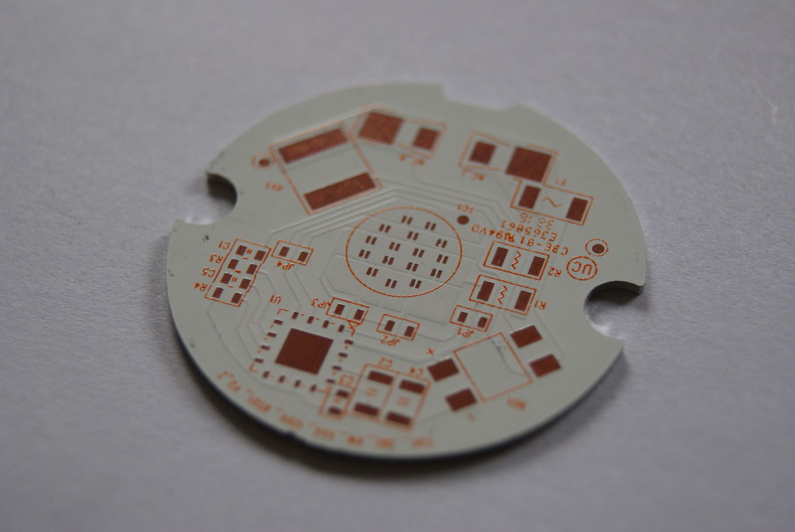 Custom Silkscreen IMS PCB Base Board Thermal Conductivity Clients Required Solder Mask Color
