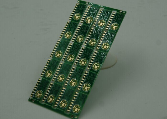 Double Sided PCB with Immersion Gold Surface Treatment White/Black Silkscreen 1.6mm 0.075 Mm Min Hole Dia