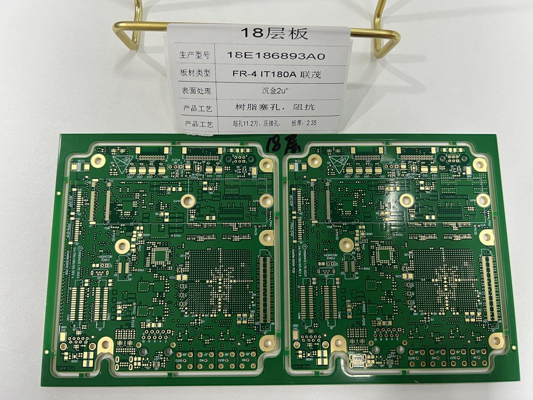 Density Interconnector 6-32L HDI PCB Board 3/3 Mil With 0.25mm BGA IT180 ENIG3-8u