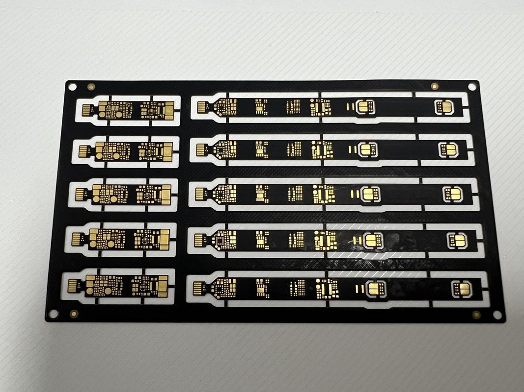 Local Density Sanforized Rigid Flex PCB Assembly 4 Layer 0.1mm Trace with SMD BGA Components