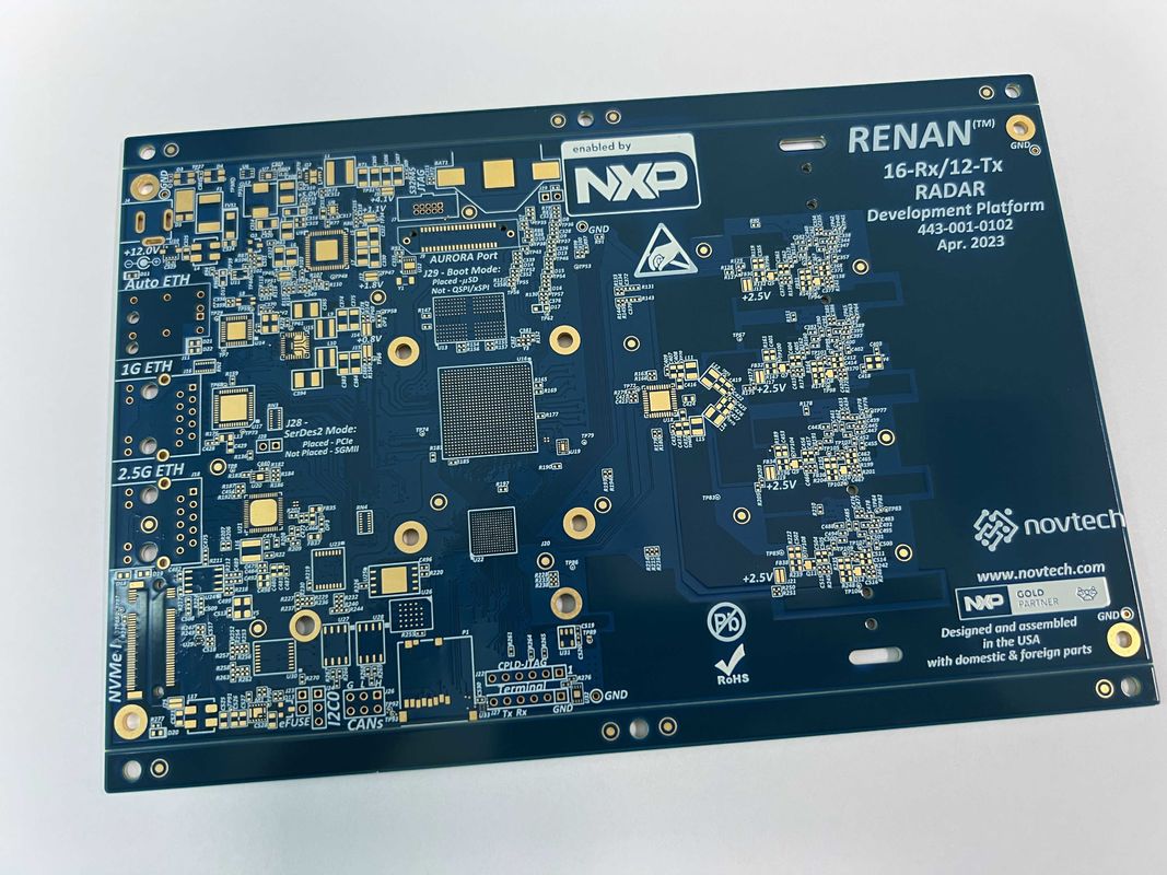 Advanced HDI PCB Board with Blind And Buried Vias 100%E-Testing Immersion Surface