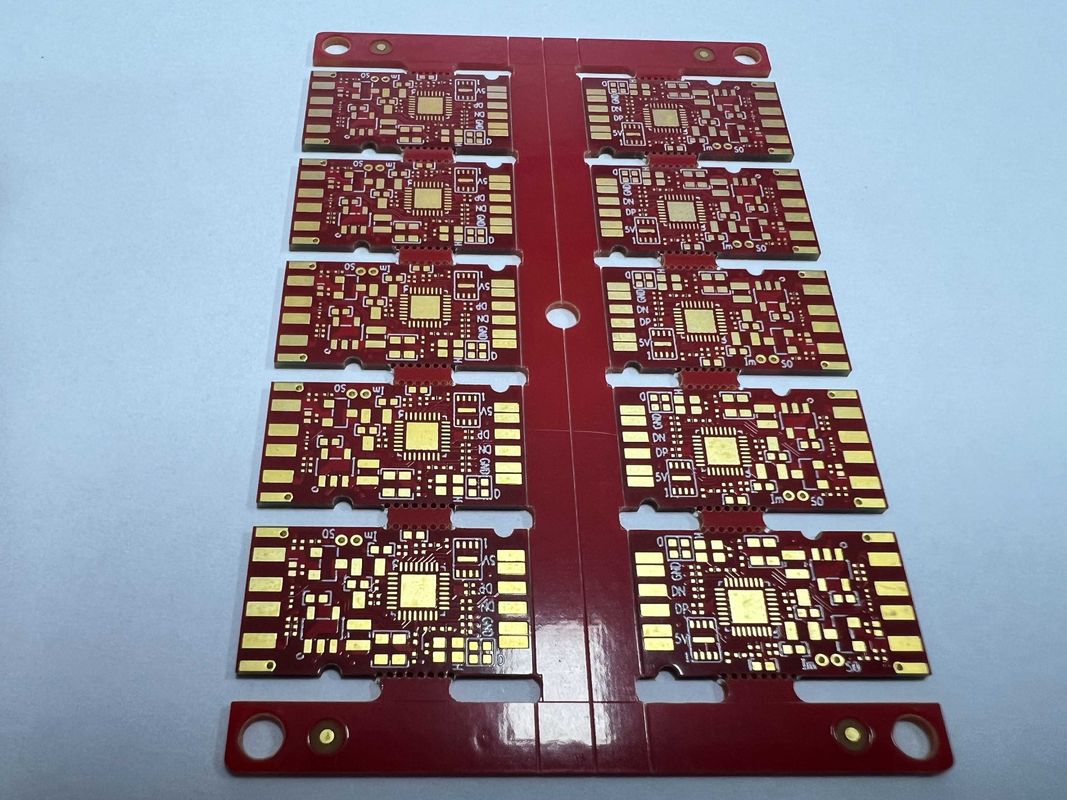 0.10 Mm Minimum Hole Diameter Multilayer PCB Board with 20um Cooper In Holes and 100% Electrical Test Prior Shipment