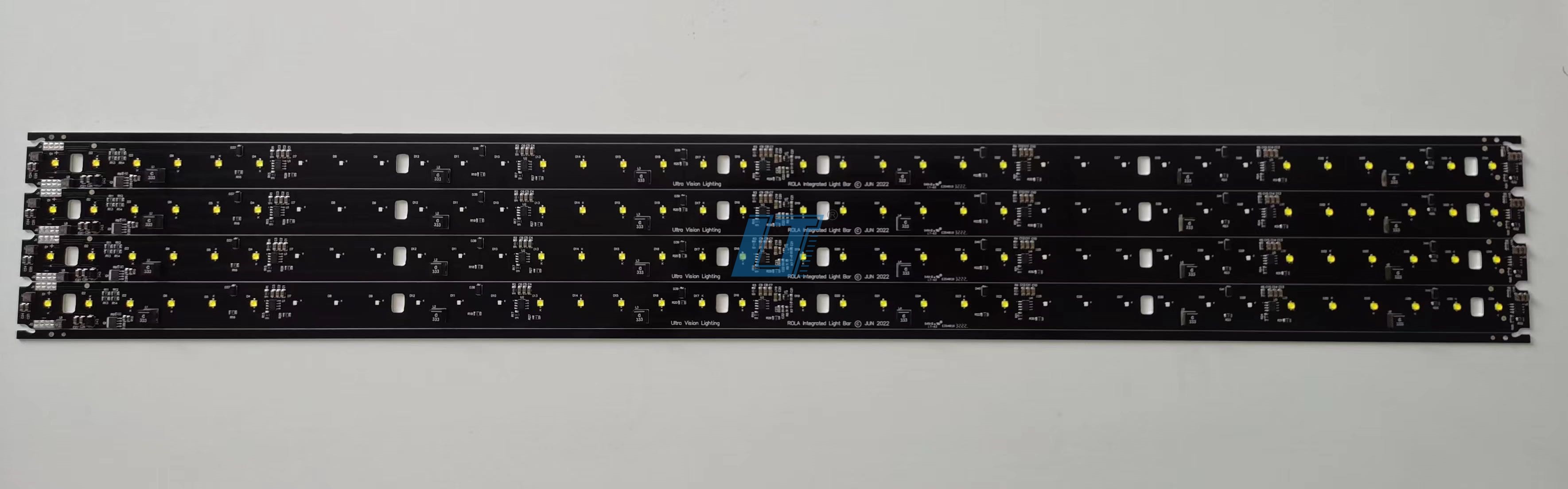 AL5052 Material OSP Surface Finish Custom LED PCBA For Car Bumbers