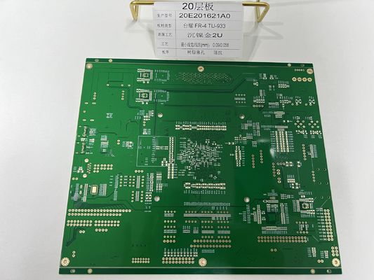 6-32 Layer HDI PCB Manufacturing With 0.25mm BGA And Half Hole For Lamp Socket 20 Layers Tuc TU-933 High Speed PCB