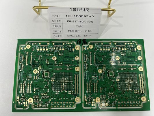 Density Interconnector 6-32L HDI PCB Board 3/3 Mil With 0.25mm BGA IT180 ENIG3-8u