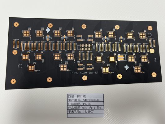 LED Screen P1.25 4L 1+N+1 HDI Specialty PCB Board With 0.15mm Minimum Hole Size For Lamp Socket Applications