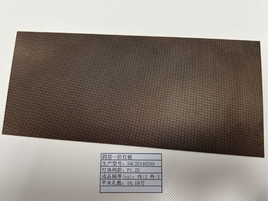 High Density Interconnect PCB Board With Lamp Socket Support LED Screen HDI Prototype 4L 1+N+1 Quickturn